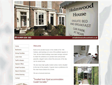 Tablet Screenshot of holmwoodhousehotel.co.uk